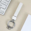 Шкіряний брелок-ремінець для ключів і телефону для Apple White - 1