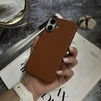 Чохол шкіряний Modern Leather з магнітом MagSafe для iPhone 16 Coffee - 2