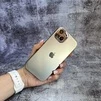 Чохол скляний з матовим обідком Titanium Lux Case для iPhone 15 Silver - 3