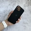 Чохол з силікону і покриттям Soft Touch мікрофібра для iPhone 15 Black - 3