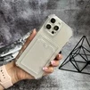 Чохол силікон ударостійкий з карманом для карток для iPhone 11 Pro Прозорий - 2