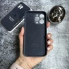 Чохол Silicone Case FULL 360 для iPhone 14 Pro Max Navy blue - 3