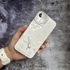 Чохол з полікарбонату з 3D зображенням Butterfly Case для iPhone 15 White - 3