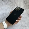 Чохол з силікону і покриттям Soft Touch мікрофібра для iPhone 13 Pro Black - 2
