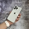 Чохол імітація скла Laser Disco case MagSafe для iPhone 15 Pro White - 2