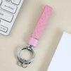 Шкіряний брелок-ремінець для ключів і телефону для Apple Pink - 1