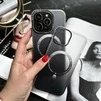 Чохол матовий з магнітом Gradient with MagSafe для iPhone 12 Pro Max Dark Grey - 3