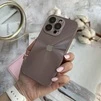Чохол імітація скла Laser Disco case 3D logo для iPhone 13 Pro Max Lavender - 2