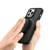 Чохол протиударний Jamb Matte з кільцем підставкою для iPhone 13 Pro Max Black - 4
