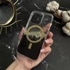 Чохол силіконовий з блискітками MagSafe для iPhone 14 Pro Gold - 2