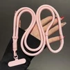 Кросбаді ремінець-шнурок для iPhone — регульований ремінь через плече для Apple Pink - 1