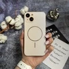 Матовий чохол MagSafe мінімалістичний дизайн захист і стиль Lume Case для iPhone 14 Gold - 1