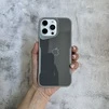 Чохол з акриловою кришкою яка імітує скло Loft Glossy для iPhone 16 Pro Max Silver - 1