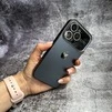 Чохол матовий з захистом камери Matte Protection для iPhone 14 Pro Dark Grey - 2