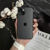 Чохол скляний матовий з захистом камери Matte AG-Glass для iPhone 15 Black - 1