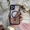 Чохол притиударний Avengare armour Magsafe для iPhone 11 Purple - 1