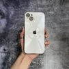 Чохол імітація скла Laser Disco case MagSafe для iPhone 14 Plus White - 1