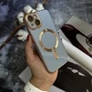 Чохол глянцевий силікон з Magsafe для iPhone 14 Sea Blue - 1