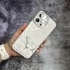 Чохол з полікарбонату з 3D зображенням Butterfly Case для iPhone 13 Pro White - 3