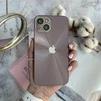 Чохол імітація скла Laser Disco case 3D logo для iPhone 15 Lavender - 1