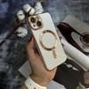 Чохол глянцевий силікон з Magsafe для iPhone 15 White - 1