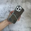 Чохол з акриловою кришкою яка імітує скло Loft Glossy для iPhone 11 Pro Max Silver - 3