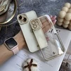 Чохол прозорий силікон Colored boards Case LUX для iPhone 15 White - 2