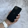 Чохол з силікону і покриттям Soft Touch мікрофібра для iPhone 14 Black - 2