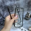 Гальванічний прозорий чохол Galvanic Full для iPhone 12 mini Black - 3