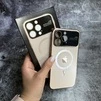 Чохол з захистом камери Matte Protection MagSafe для iPhone 12 Gold - 2