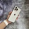 Чохол імітація скла Laser Disco case MagSafe для iPhone 12 Pro Max White - 3