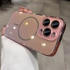 Глянцевий чохол Lume gloss з MagSafe для iPhone 16 Pro Rose Gold - 2