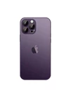 Чохол скляний матовий з захистом камери Matte AG-Glass для iPhone 12 Purple - 1