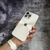 Чохол імітація скла Laser Disco case 3D logo для iPhone 13 Pro White - 2