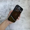 Чохол з акриловою кришкою яка імітує скло Loft Glossy для iPhone 13 Pro Black - 3