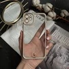 Чохол прозорий силікон Colored boards Case LUX для iPhone 11 White - 1