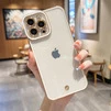 Чохол прозорий силікон Colored boards Case LUX для iPhone 14 Pro Max White - 1