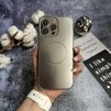 Матовий чохол MagSafe мінімалістичний дизайн захист і стиль Lume Case для iPhone 16 Pro Silver - 1