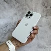Чохол з силікону і покриттям Soft Touch мікрофібра для iPhone 12 Pro Max White - 3