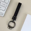 Шкіряний брелок-ремінець для ключів і телефону для Apple Black - 1