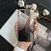 Силіконовий чохол з блискітками Shine OMBRE для iPhone 13 Pro Max Black - 1