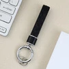 Шкіряний брелок-ремінець для ключів і телефону для Apple Black - 1