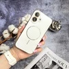 Матовий чохол MagSafe мінімалістичний дизайн захист і стиль Lume Case для iPhone 16 White - 2