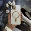 Чохол глянцевий силікон з Magsafe для iPhone 15 Plus White - 2