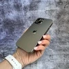 Чохол скляний з матовим обідком Titanium Lux Case для iPhone 15 Silver - 2