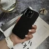 Чохол шкіряний Luxury leather case з магнітом MagSafe для iPhone 14 Pro Black - 2