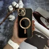 Чохол глянцевий силікон з Magsafe для iPhone 14 Black - 2