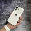 Чохол імітація скла Laser Disco case 3D logo для iPhone 16 White - 2