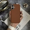 Чохол шкіряний Modern Leather з магнітом MagSafe для iPhone 16 Coffee - 1