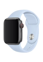 Силіконовий ремінець Watch Silicone для Apple Watch 38|40|41|42 (10 series) mm Mist Blue